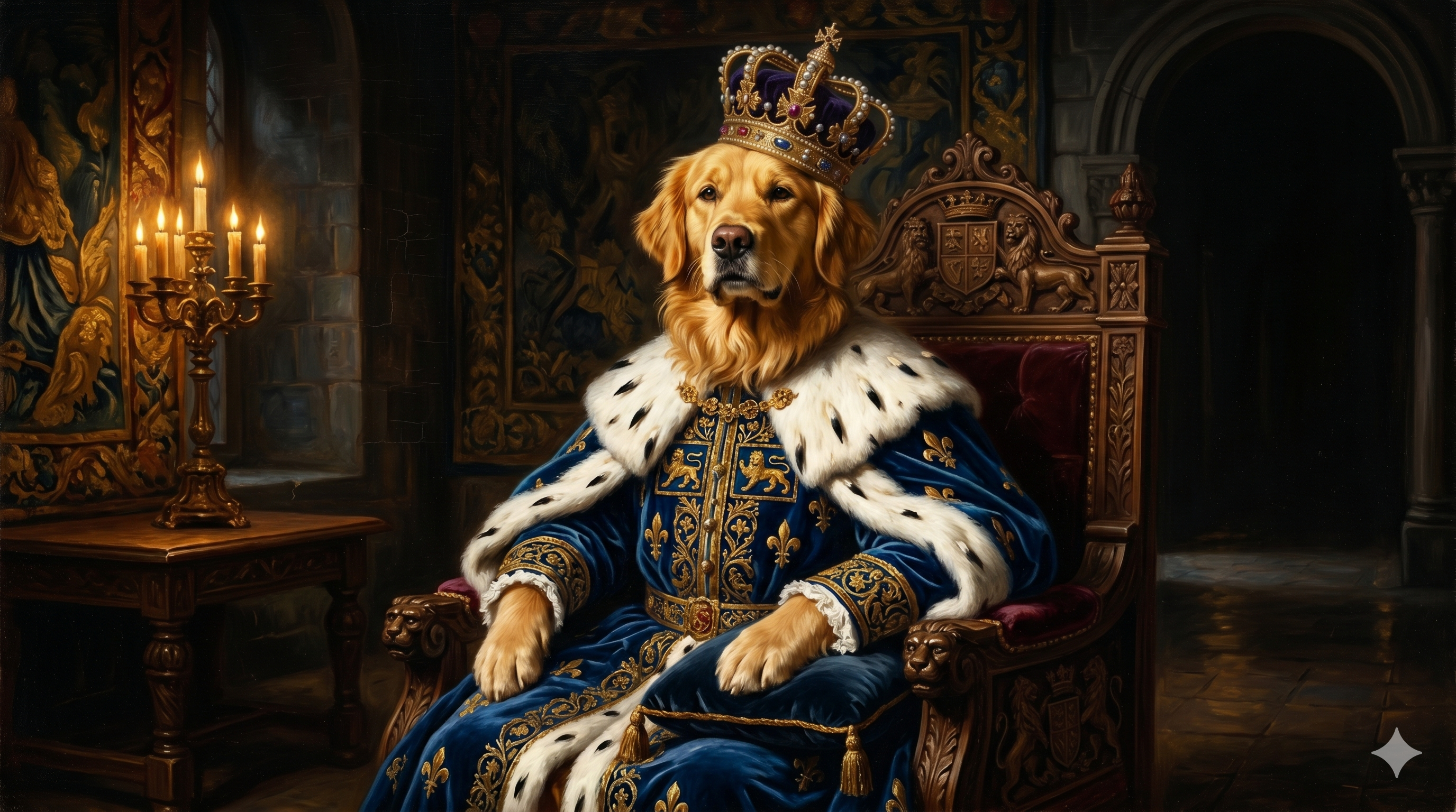 Renaissance Royal Pet Portrait